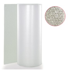 Пленка воздушно-пузырчатая 2-слойная, ширина 1,2 м, длина 100 м, плотность 75 г/м2