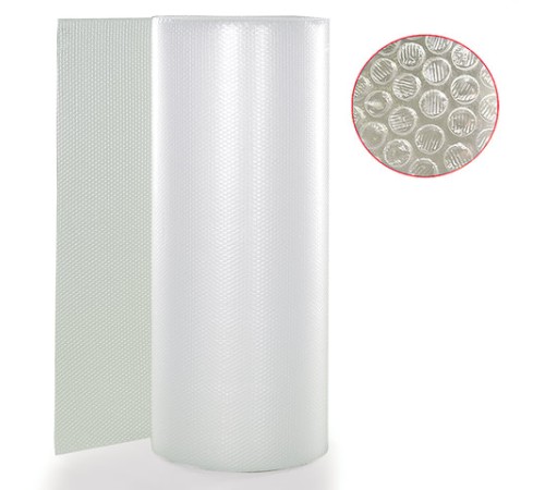 Пленка воздушно-пузырчатая 2-слойная, ширина 0,53 м, длина 20 м, плотность 75 г/м2