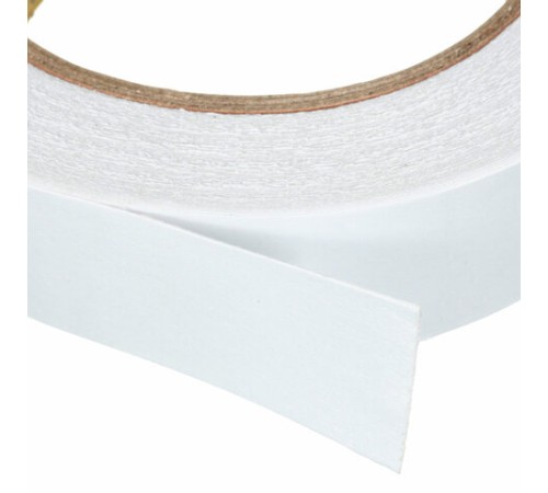 Клейкая двухсторонняя лента 25 мм х 8 м, НА ВСПЕНЕННОЙ ОСНОВЕ, 1 мм, прочная, BRAUBERG, 600487