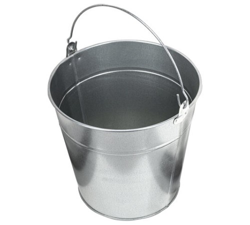 Ведро 12 л, без крышки, оцинкованное, 600562