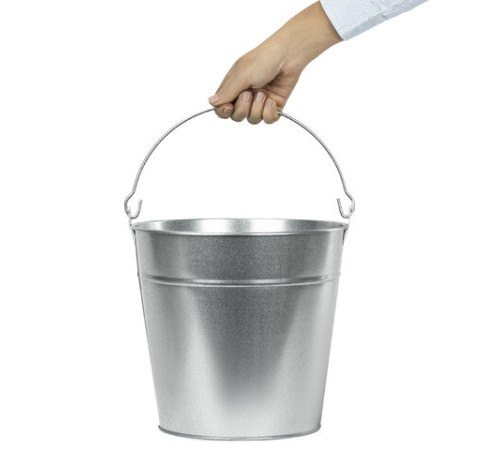 Ведро 12 л, без крышки, оцинкованное, 600562