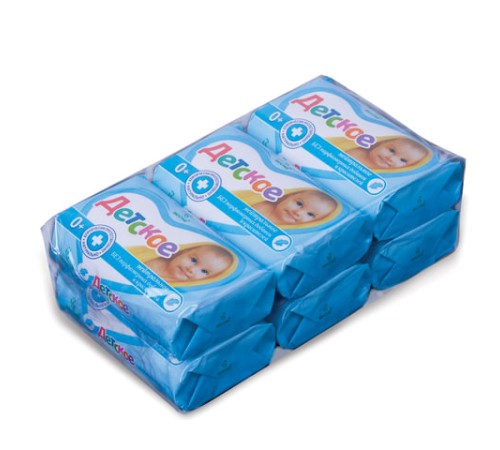 Мыло туалетное 90 г ДЕТСКОЕ (Весна), нейтральное, без отдушек и красителей, 1140, 6112, 1140,6112