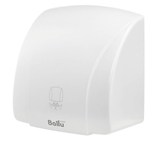 Сушилка для рук BALLU BAHD-1800, 1800 Вт, металлическая, антивандальная, белая, GSX 1800