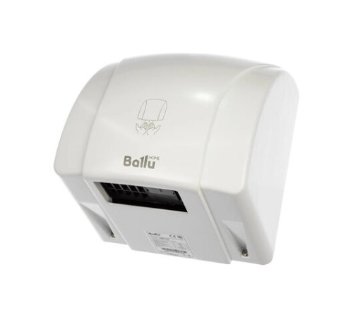 Сушилка для рук BALLU BAHD-1800, 1800 Вт, металлическая, антивандальная, белая, GSX 1800