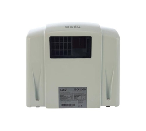 Сушилка для рук BALLU BAHD-1800, 1800 Вт, металлическая, антивандальная, белая, GSX 1800