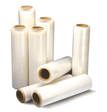 Стрейч-пленка для ручной упаковки 50 см х 232 м, 15 мкм, 1,6 кг - нетто, ПЕРВИЧНОЕ СЫРЬЕ, растяжение 300%