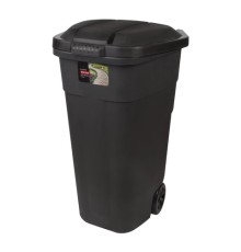 Контейнер 110 литров для мусора, с крышкой, на колесах, 84х54х58 см, пластиковый, PLAST TEAM, РТ9957