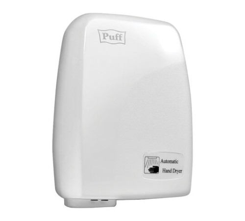 Сушилка для рук PUFF-120, 1200 Вт, пластик, белая, 1401.334