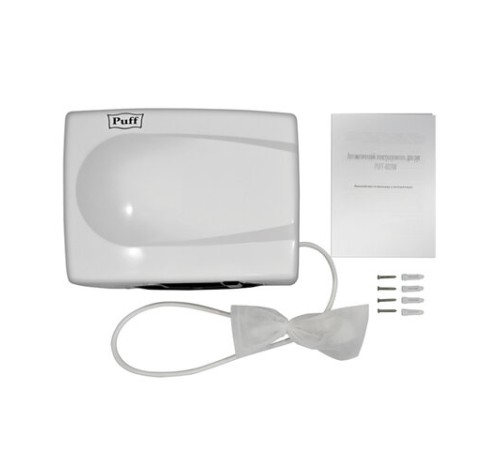 Сушилка для рук PUFF-8828W, 1500 Вт, металлическая, белая, 1401.333