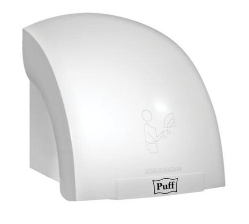 Сушилка для рук PUFF-8820, 2000 Вт, пластик, белая, 1401.308