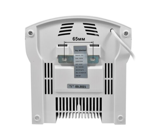 Сушилка для рук PUFF-8820, 2000 Вт, пластик, белая, 1401.308