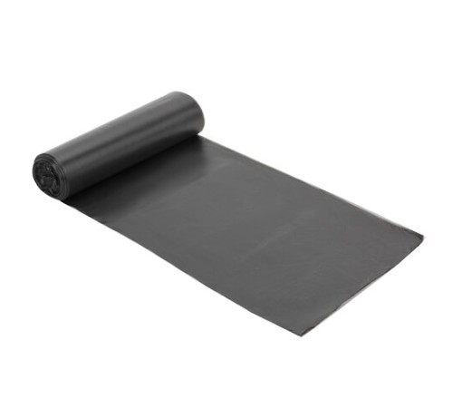 Мешки для мусора 30 л, черные, в рулоне 20 шт., ПНД, 7,3 мкм, 50х60 см, PACLAN 