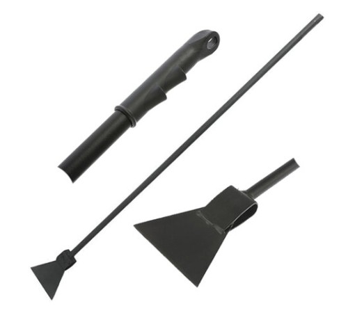 Ледоруб-топор 15 см, ВЕС 1,05 кг, металлическая ручка 135 см, D=25 мм, для уборки льда, наледи, слежавшегося снега, Б-3