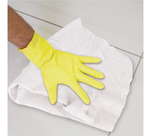 Тряпка для мытья пола 80х100 см, плотность 190 г/м2, светлое ХПП, 100% хлопок, 