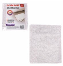 Тряпка для мытья пола 60х75 см, плотность 200 г/м2, 50% вискоза, 40% хлопок, 10% полиэстер, светлая, 