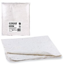 Тряпки для мытья пола 80х100 см, КОМПЛЕКТ 20 шт., 190 г/м2, светлое ХПП, 80% хлопок, 20% полиэфир, бюджет LAIMA, КВ, 600842