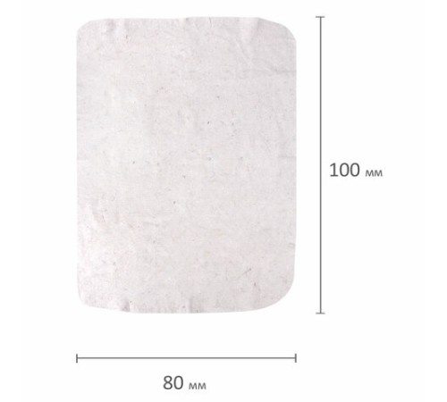 Тряпки для мытья пола 80х100 см, КОМПЛЕКТ 20 шт., 190 г/м2, светлое ХПП, 80% хлопок, 20% полиэфир, бюджет LAIMA, КВ, 600842