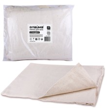 Тряпки для мытья пола 80х100 см, комплект 20 шт., 210 г/м2, светлое ХПП, 100% хлопок, 