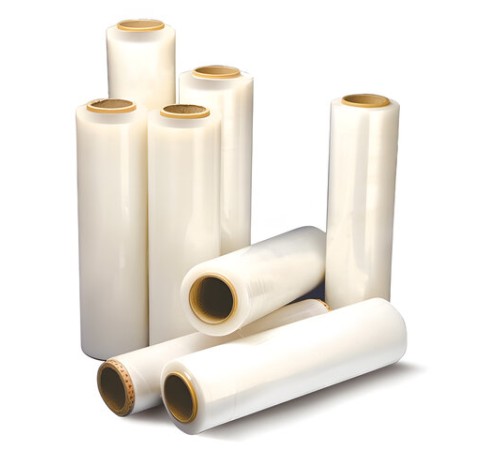 Стрейч-пленка для ручной упаковки 50 см х 307 м, 17 мкм, 2,4 кг - нетто, ПЕРВИЧНОЕ СЫРЬЕ, растяжение 300%