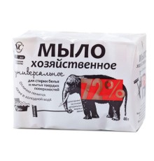 Мыло хозяйственное 72% КОМПЛЕКТ 4 шт. х 100 г (Невская Косметика), в упаковке, 11421, 11142