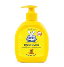 Мыло-крем жидкое 300 мл, УШАСТЫЙ НЯНЬ, гипоаллергенное, с оливковым маслом и алоэ, дозатор, 22090, 12209