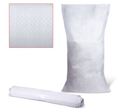 Мешки полипропиленовые до 50 кг, комплект 10 шт., 105х55 см, вес 72 г, без вкладыша, белые, 601139