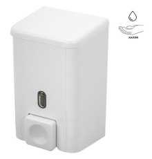 Дозатор для жидкого мыла и антисептика PRIMA NOVA, НАЛИВНОЙ, белый, 0,5 л, SD01