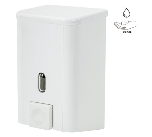 Дозатор для жидкого мыла и антисептика PRIMA NOVA, НАЛИВНОЙ, белый, 1,0 л, SD03