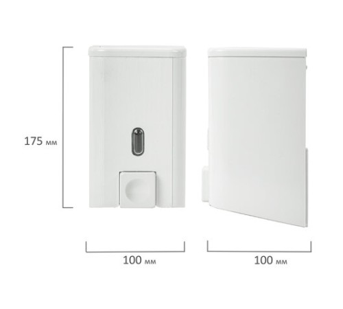 Дозатор для жидкого мыла и антисептика PRIMA NOVA, НАЛИВНОЙ, белый, 1,0 л, SD03