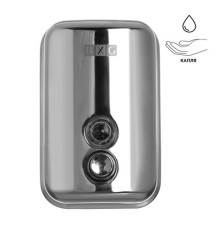 Дозатор для жидкого мыла BXG antivandal, наливной, нержавеющая сталь, 0,5 л, BXG SD H1-500