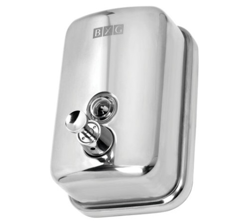 Дозатор для жидкого мыла BXG antivandal, наливной, нержавеющая сталь, 0,5 л, BXG SD H1-500