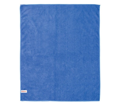 Тряпка для мытья пола из микрофибры, СУПЕР ПЛОТНАЯ, 70х80 см, синяя, 300 г/м2, LAIMA, 601250