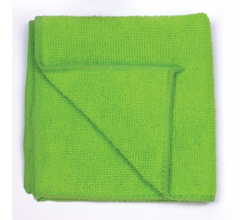 Салфетка из МИКРОФИБРЫ универсальная 30х30 см, зеленая, 280 г/м2, ОФИСМАГ 