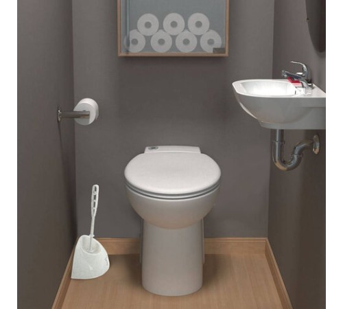 Ершик для унитаза с подставкой, угловой, 