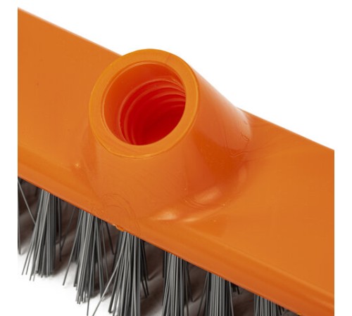 Щетка для уборки шробер (скраббер) ширина 27 см, щетина 3,5 см, пластик, еврорезьба, IDEA, М5108, М 5108