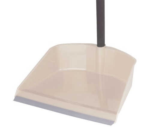 Совок для мусора + щетка, рукоятки 80 см, пластик, 