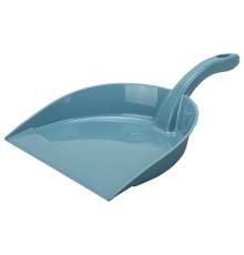 Совок для мусора, низкая рукоятка, пластик, серо-голубой, ассорти, 