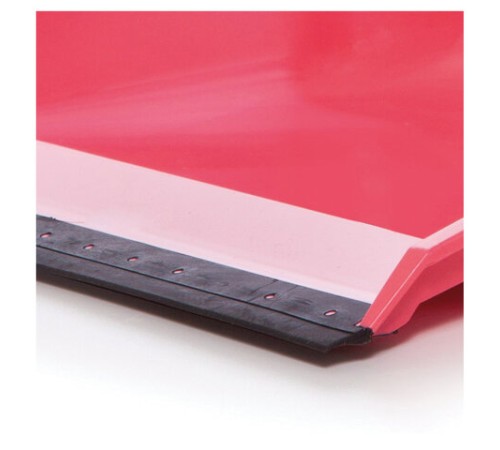 Совок для мусора, высокая рукоятка 20 см, резиновая кромка, пластик, цвет ассорти, 416, 434160065