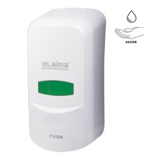 Дозатор для жидкого мыла LAIMA PROFESSIONAL CLASSIC, НАЛИВНОЙ, 0,6 л, белый, ABS-пластик, 601423