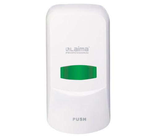 Дозатор для жидкого мыла LAIMA PROFESSIONAL CLASSIC, НАЛИВНОЙ, 0,6 л, белый, ABS-пластик, 601423