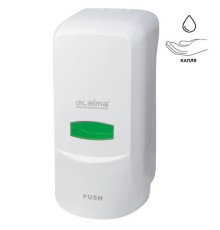 Дозатор для жидкого мыла LAIMA PROFESSIONAL CLASSIC, НАЛИВНОЙ, 1 л, белый, ABS-пластик, 601424