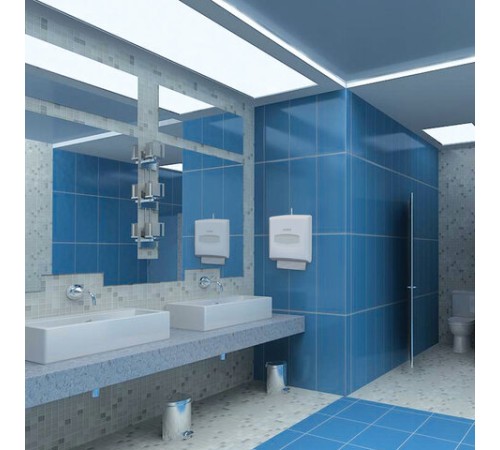 Диспенсер для полотенец LAIMA PROFESSIONAL CLASSIC (Система H3), V-сложения, белый, ABS-пластик, 601426