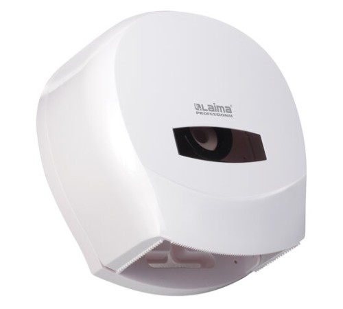 Диспенсер для туалетной бумаги LAIMA PROFESSIONAL CLASSIC (Система T2), малый, белый, ABS-пластик, 601427