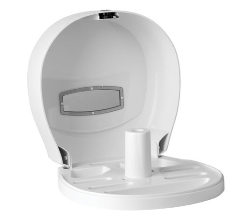 Диспенсер для туалетной бумаги LAIMA PROFESSIONAL CLASSIC (Система T2), малый, белый, ABS-пластик, 601427