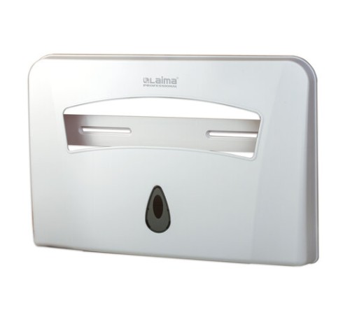 Диспенсер для покрытий на унитаз LAIMA PROFESSIONAL CLASSIC (Система V1) 1/2 сложения, белый, ABS-пластик, 601429
