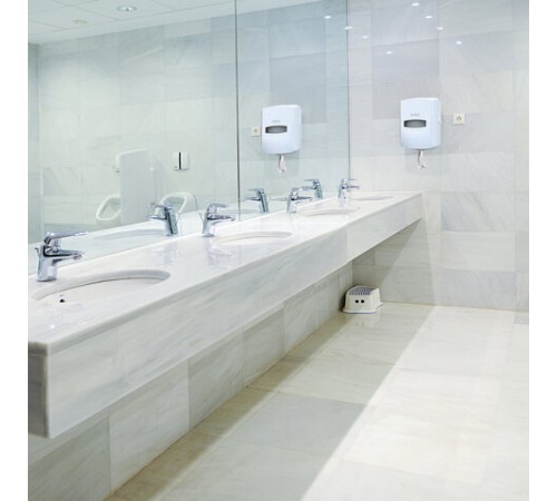 Диспенсер для полотенец с центральной вытяжкой LAIMA PROFESSIONAL CLASSIC (Система M1/M2), белый, ABS-пластик, 601430