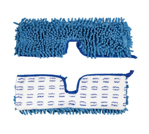 Швабра двусторонняя 40 см, телескопический черенок 130 см (алюминий), резьба 1,6 см, микрофибра, LAIMA, 601465