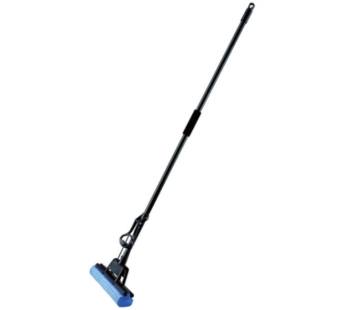 Швабра самоотжимная, роликовый отжим, насадка PVA 26 см, черенок 110 см, LAIMA, 601466