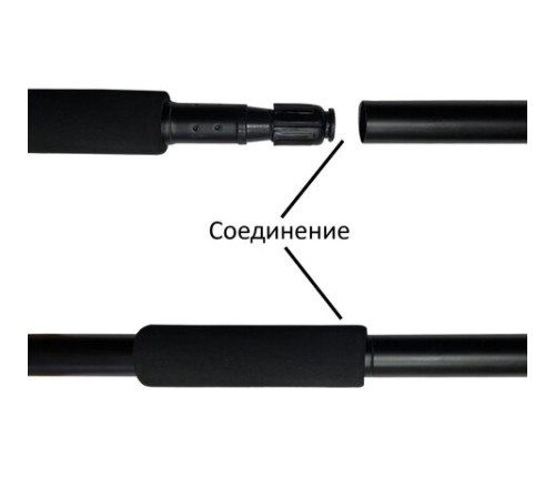 Швабра самоотжимная, роликовый отжим, насадка PVA 26 см, черенок 110 см, LAIMA, 601466