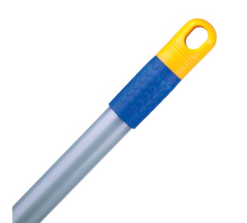 Швабра с веревочной насадкой, черенок 120 см, еврорезьба, 165 г (хлопок), ворс 26 см, LAIMA, 601470